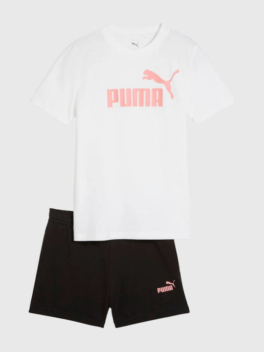 Kids' Set with Shorts Summer 2pcs White