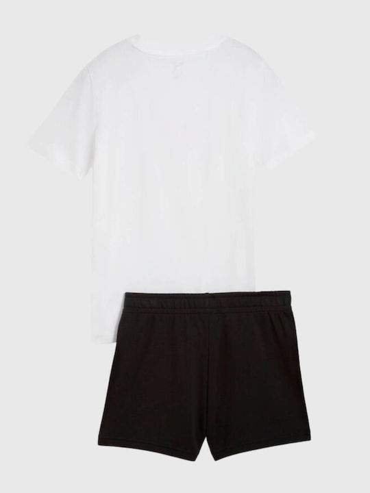 Kids' Set with Shorts Summer 2pcs White