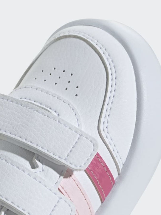 Breaknet 3.0 Cf Kinder Sneakers mit Klettverschluss Weiß