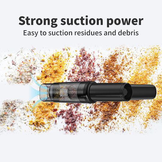 Kinzir Car Handheld Vacuum Dry Vacuuming with Power 180W Rechargeable 12V