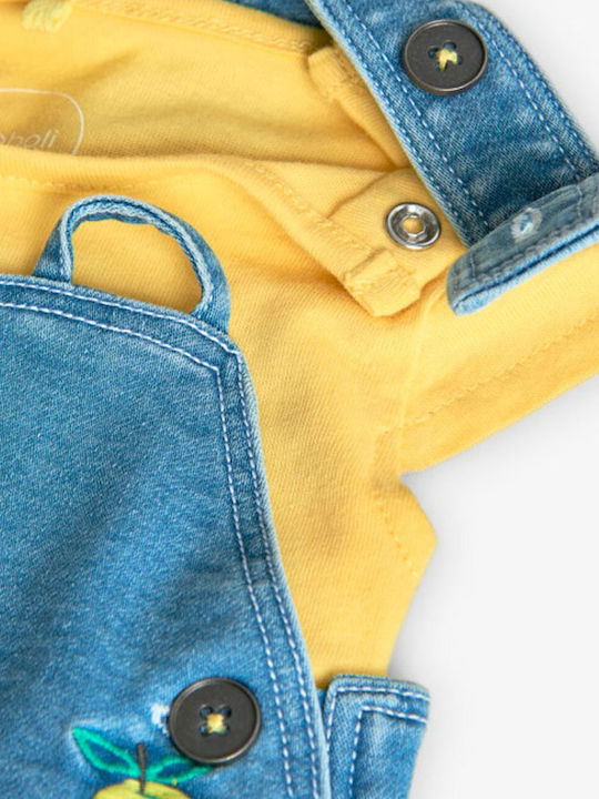 Salopetă Denim Multicolor Fete