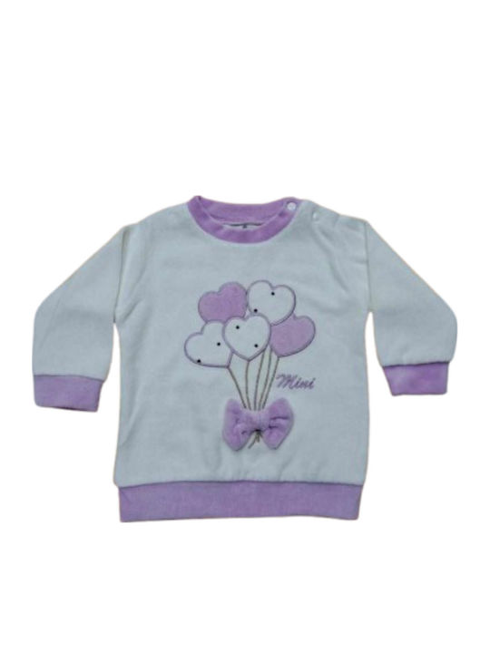 Kids' Set with Pants Winter 2pcs Purple