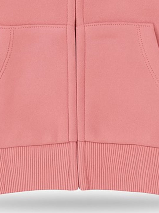 Kinder-Sweatshirtjacke mit Kapuze Pink You Are Magic