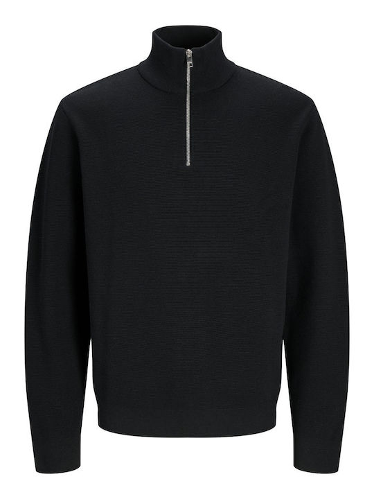 Langarm-Pullover Schwarz