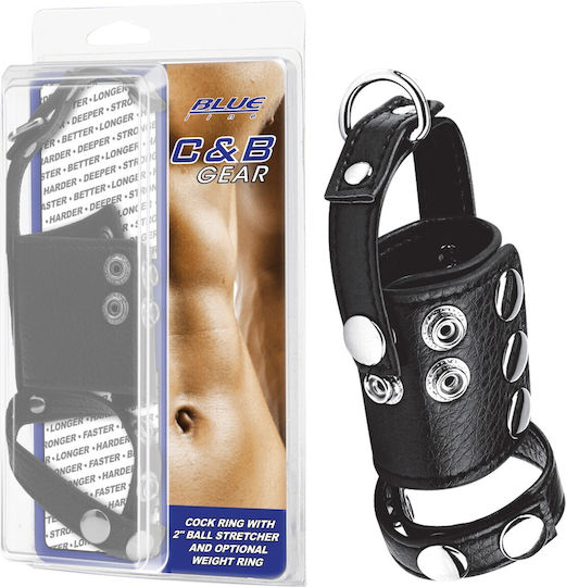 Blue Line C&b Gear Cock Ring 2' Ball Stretcher Weightring