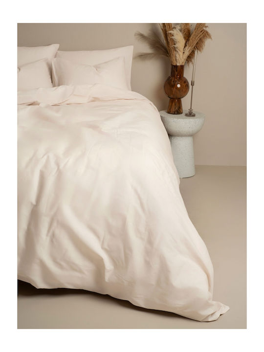 Sunshine Sheet Sets Single 165x270cm. Cotton Feelings 151 108 Ecru 3pcs