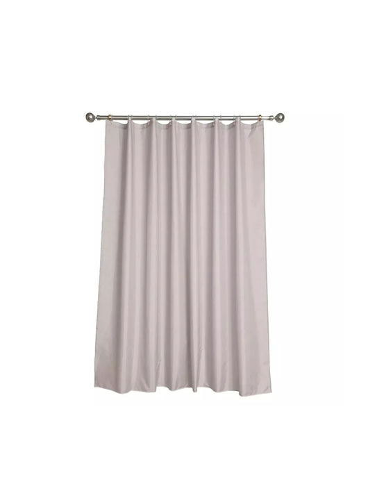 Das Home 0808 Shower Curtain Fabric 200x180cm Taupe