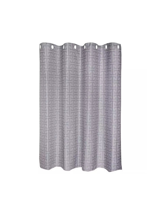 Greenwich Polo Club 3120 Duschvorhang Stoff 240x180cm Grey