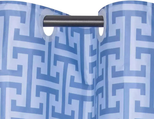 Greenwich Polo Club 3119 Shower Curtain Fabric 240x180cm Dusty Blue