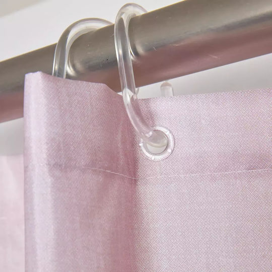 Das Home 0806 Shower Curtain Fabric 200x180cm Nude