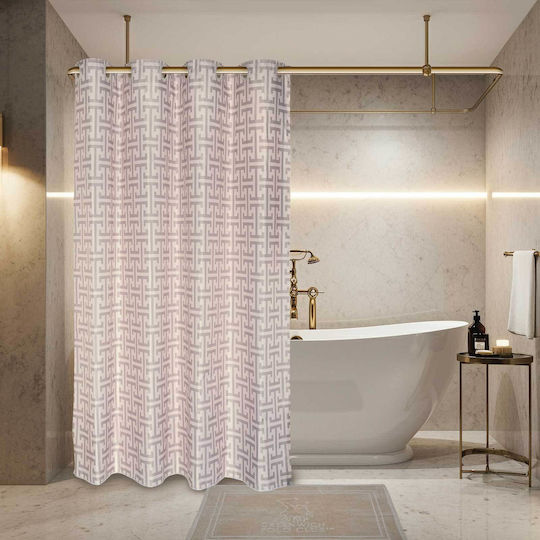 Greenwich Polo Club 3122 Душ завеса Тъканна 200x180см Taupe