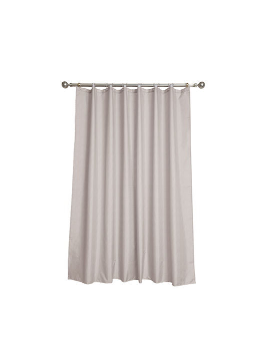 Das Home 0808 Shower Curtain Fabric 240x180cm Taupe
