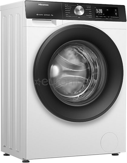 Hisense Πλυντήριο Ρούχων 7kg 1200 Στροφών Auto Wash WF3S7021BW