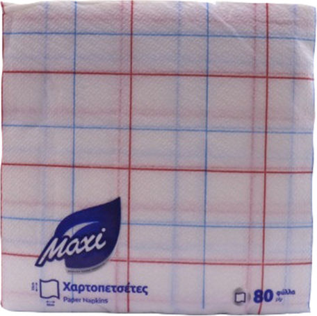 Maxi Class 80 Napkins 2 Ply Multicolored 33x33cm