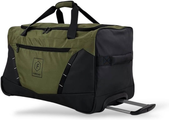 Forecast Sack Voyage 67lt Green with Wheels Fabric L60xW32xH35cm