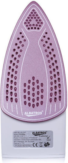 Albatros Ютия с Пара 2600W с Постоянна Парна Струя 80л/мин Fuchsia