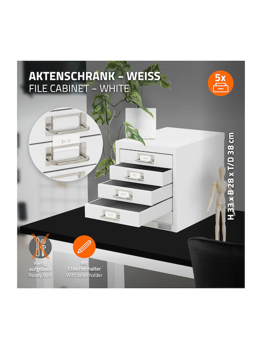 Schublade Büro White 28x38x33cm