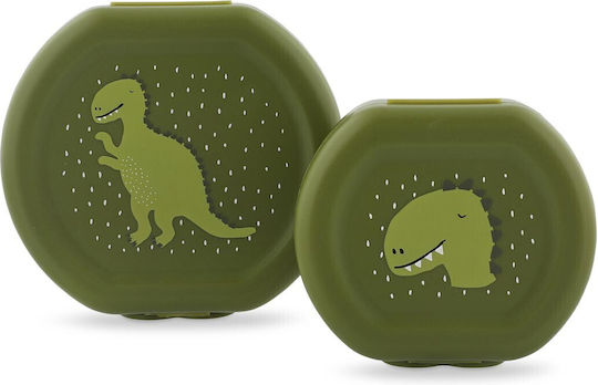 Trixie Clip Set de mâncare pentru copii din plastic Dinozauri Multicolor x x 4.5buc