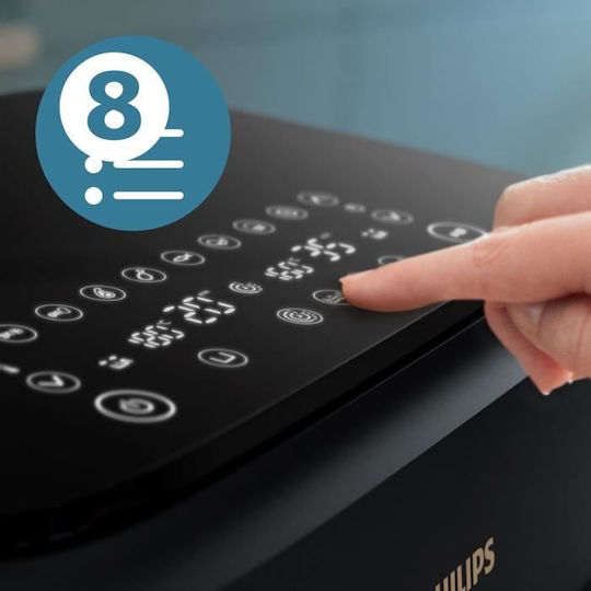 Philips 3000 Series Friteuză cu aer cu Coș Detașabil Dublu 9lt Negru