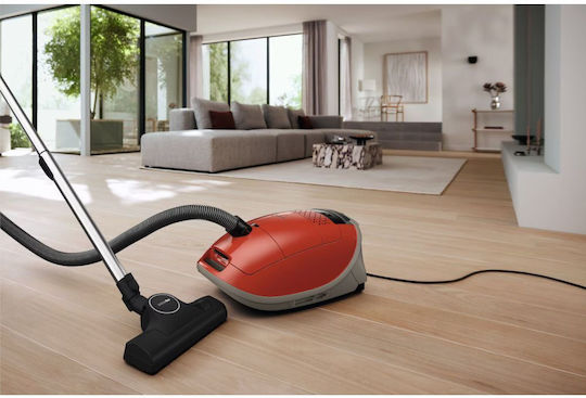 Miele Guard M1 Standard Ηλεκτρική Σκούπα 890W με Σακούλα 4.5lt Κόκκινη