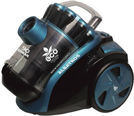 Albatros Urban 90 Eco Прахосмукачка 900W С контейнер 2лт Черна