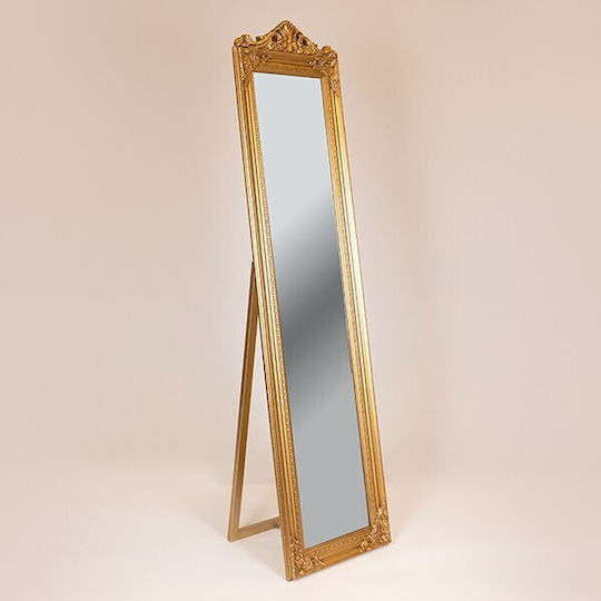 Καθρέπτης με Χρυσό Πολυρητίνης Πλαίσιο 180x45cm