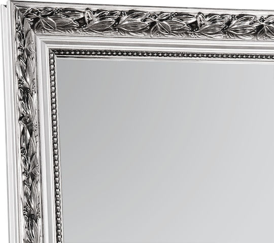 Mirrors & More Sonja Καθρέπτης με Ασημί Ξύλινο Πλαίσιο 160x40cm