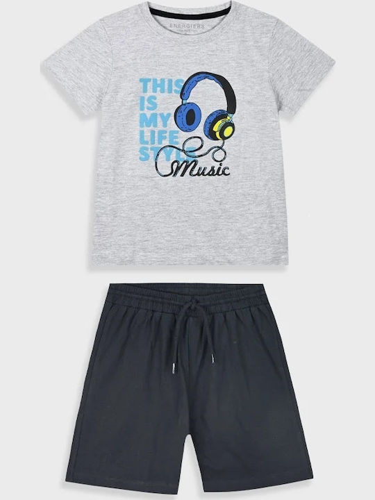 Kinder-Set mit Shorts Sommer 2Stück Black