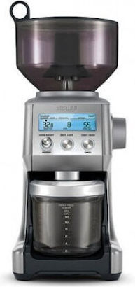 Sage Smart Grinder Pro Electric Coffee Grinder 165W for 450gr Beans and 60 Grind Levels Silver