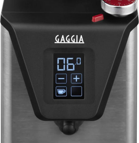 Gaggia Ηλεκτρικός Μύλος Καφέ 310W με Χωρητικότητα 250gr Ασημί