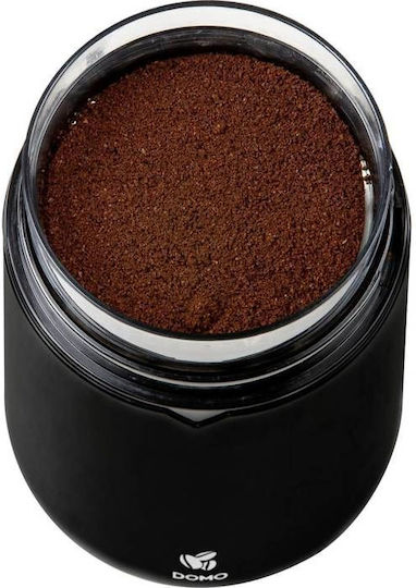 Domo Râșniță electrică pentru cafea 150W cu capacitate de boabe 70gr Negru
