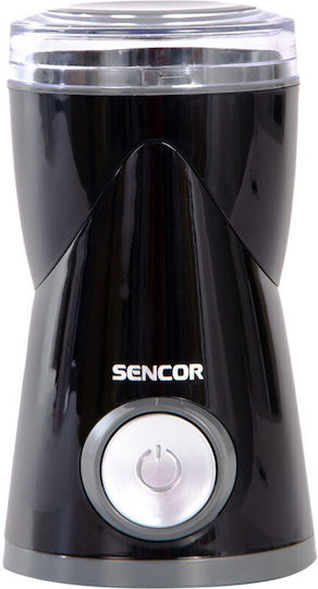 Sencor Ηλεκτρικός Μύλος Καφέ 150W με Χωρητικότητα 50gr Μαύρος