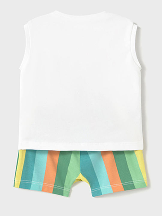 Kinder-Set mit Shorts Sommer 4Stück Green