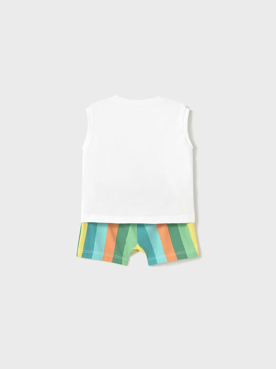 Kinder-Set mit Shorts Sommer 4Stück Green