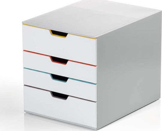 Durable Schreibtischschublade 4 Positionen Mehrfarbig Varicolor