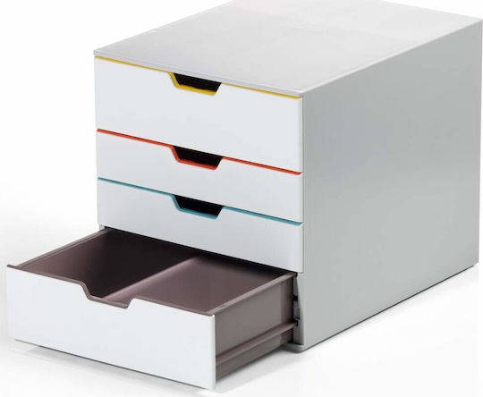 Durable Schreibtischschublade 4 Positionen Mehrfarbig Varicolor