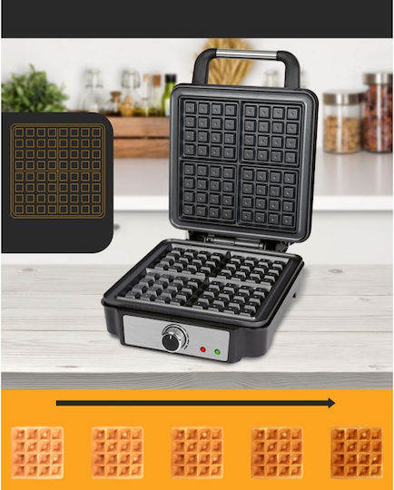 Profi Cook PC-WA 1241 Waffle Maker For Square Waffles 4 Waffles 1200W