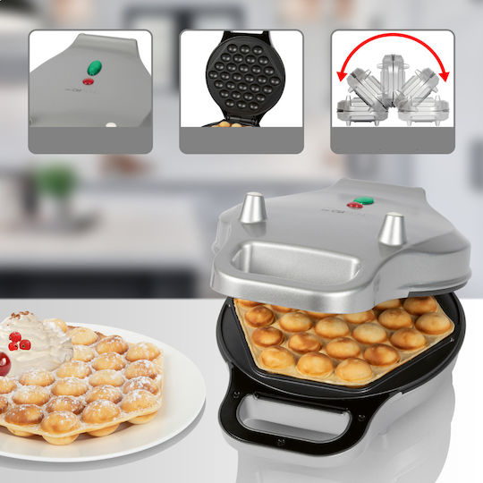 Clatronic Maker Wa Βαφλιέρα για Bubble Βάφλες 700W