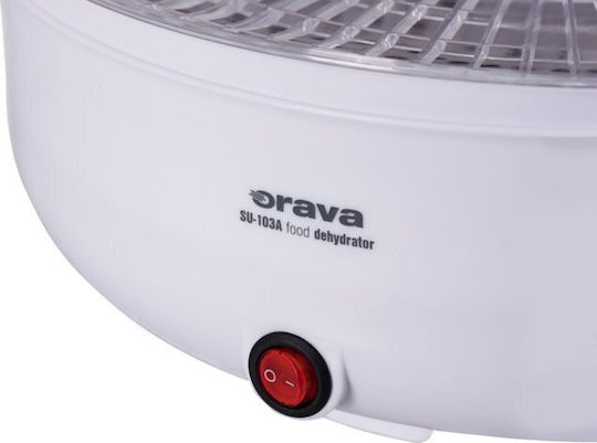 Orava Αποξηραντής Τροφίμων με 5 Ράφια και Ρυθμιζόμενη Θερμοκρασία 40-70°C