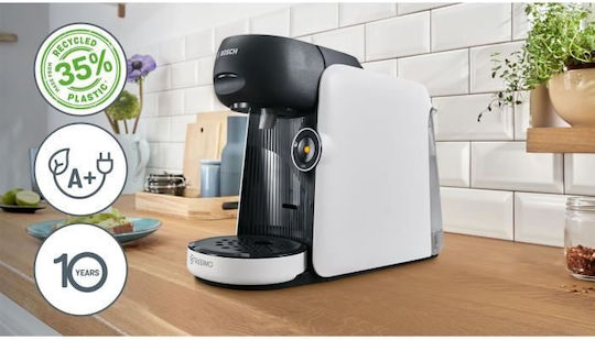 Bosch Καφετιέρα για Κάψουλες Tassimo Πίεσης 3.3bar Snow White