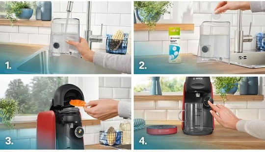 Bosch Espressor pentru capsule Tassimo Presiune 15bar Roșie