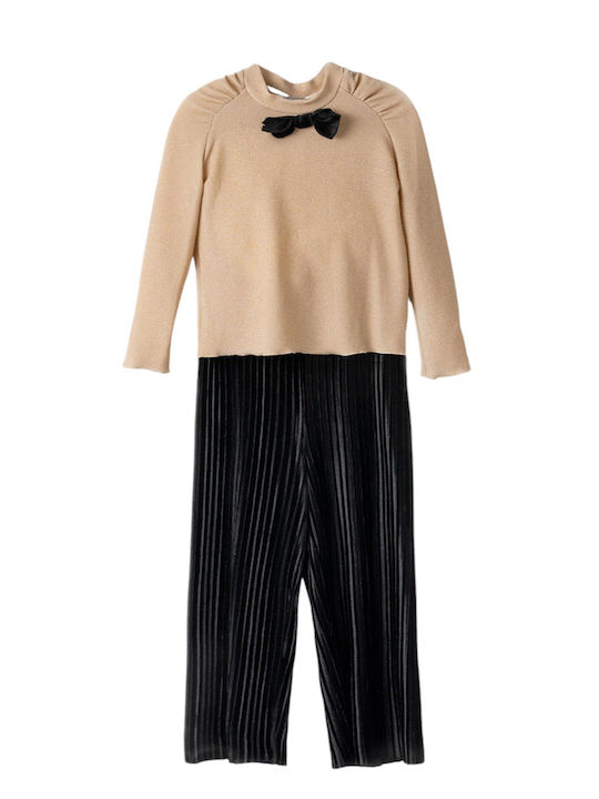 Kids' Set with Pants Winter 2pcs Gold