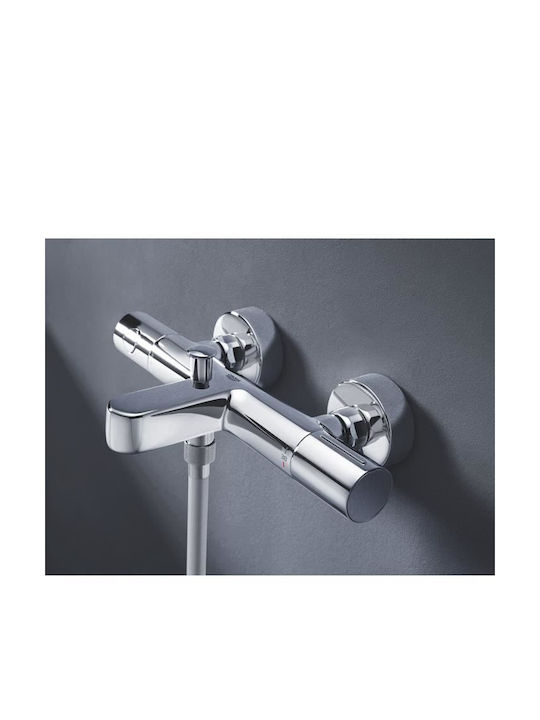 Grohe Precision Get Αναμεικτική Μπαταρία Μπανιέρας Θερμοστατική Ασημί Grohe Precision Get Αναμεικτική Μπαταρία Μπανιέρας Θερμοστατική Ασημί