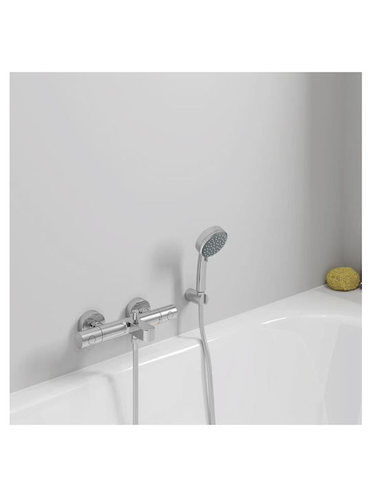 Grohe Precision Get Mischung Bade- / Duscharmatur Badewanne Thermostatische Silber