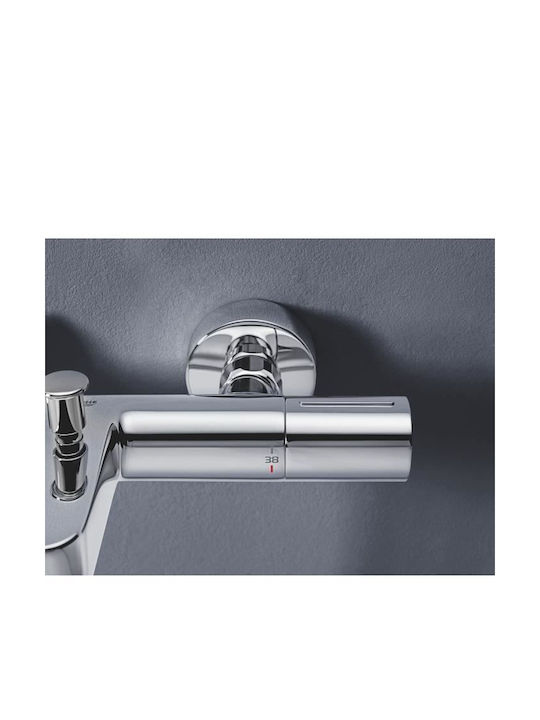 Grohe Precision Get Mischung Bade- / Duscharmatur Badewanne Thermostatische Silber