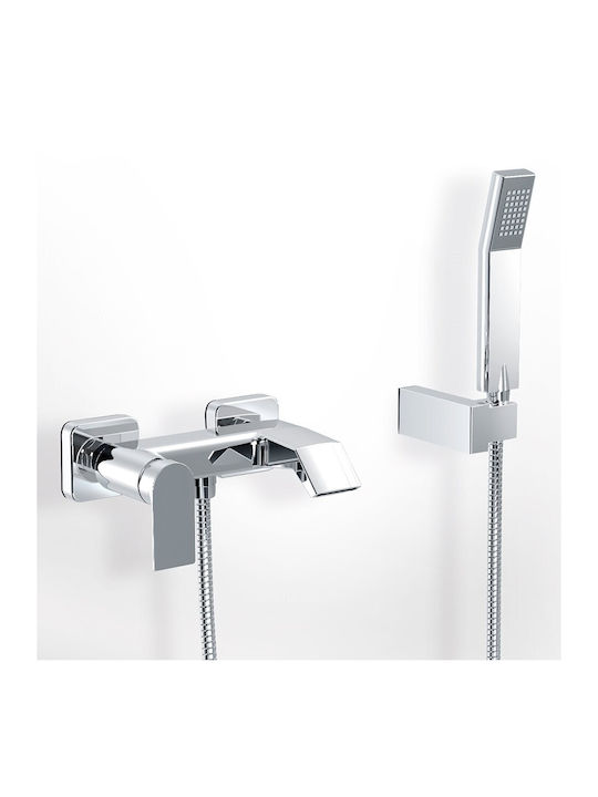 Eurorama Charma Mischung Bade- / Duscharmatur Badewanne Komplettes Set Silber