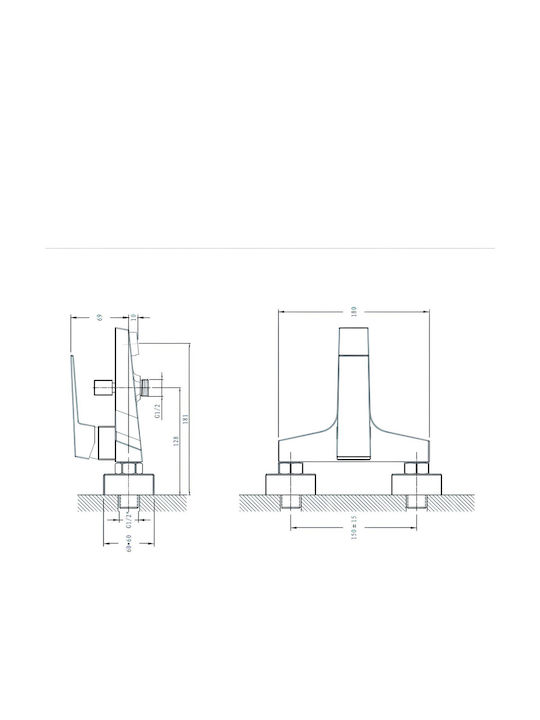 Inter Ceramic Mischung Bade- / Duscharmatur Badewanne Schwarz
