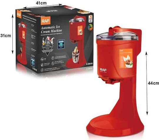 Raf Ice Cream Maker 1lt Red