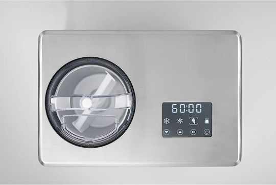 Solis Gelateria Pro Touch Παγωτομηχανή 1.5lt Ασημί
