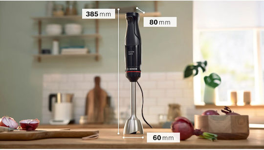 Bosch Serie 4 Ραβδομπλέντερ με Ανοξείδωτη Ράβδο 1000W Μαύρο